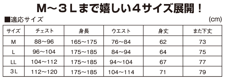 サイズ表